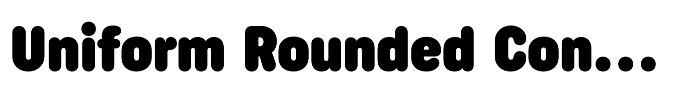 Uniform Rounded Condensed Ultra